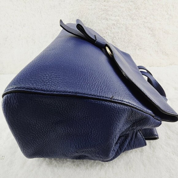KATE SPADE Jasper Clarke Street Ocean Blue Pebble Leather Top Handle Shoulder Ba - Picture 12 of 16